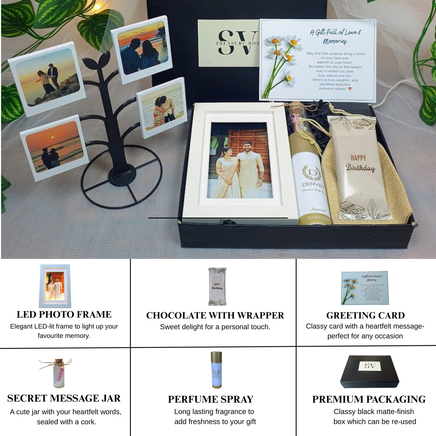 Led Photo Frame Hamper