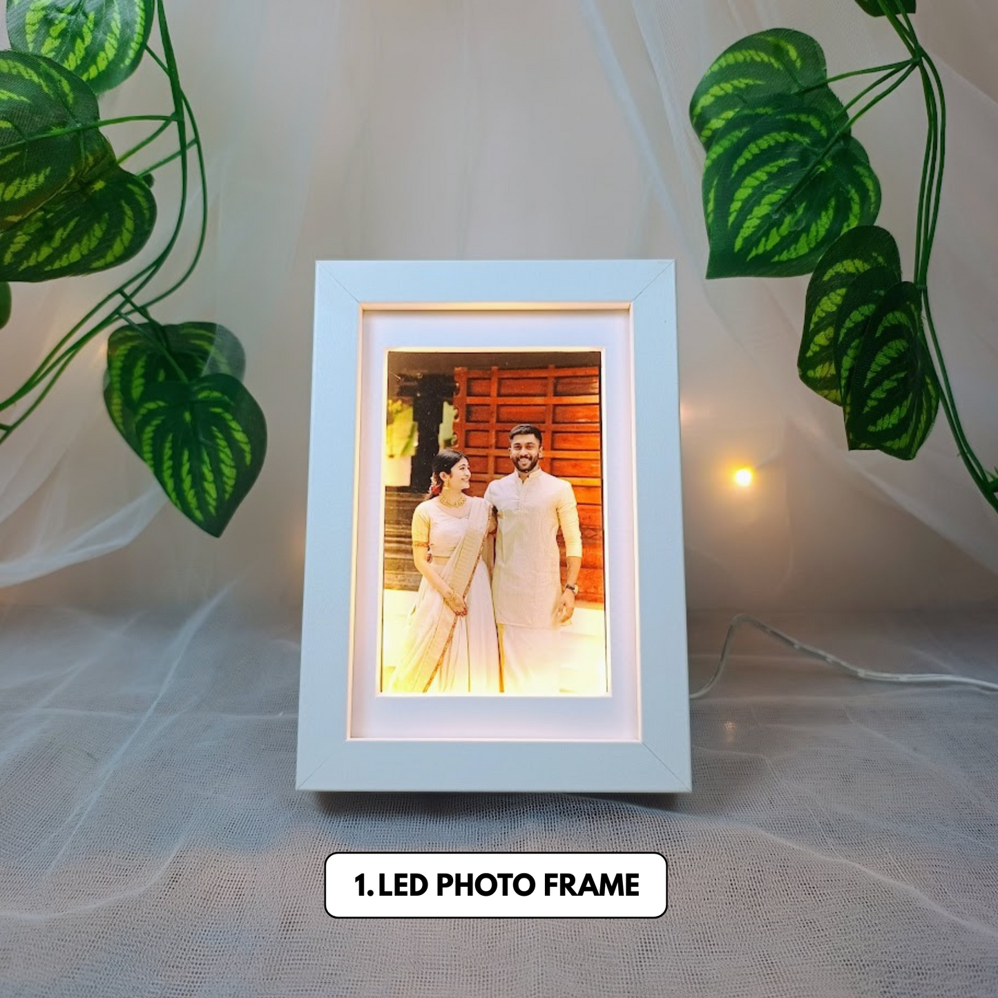 Led Photo Frame Hamper