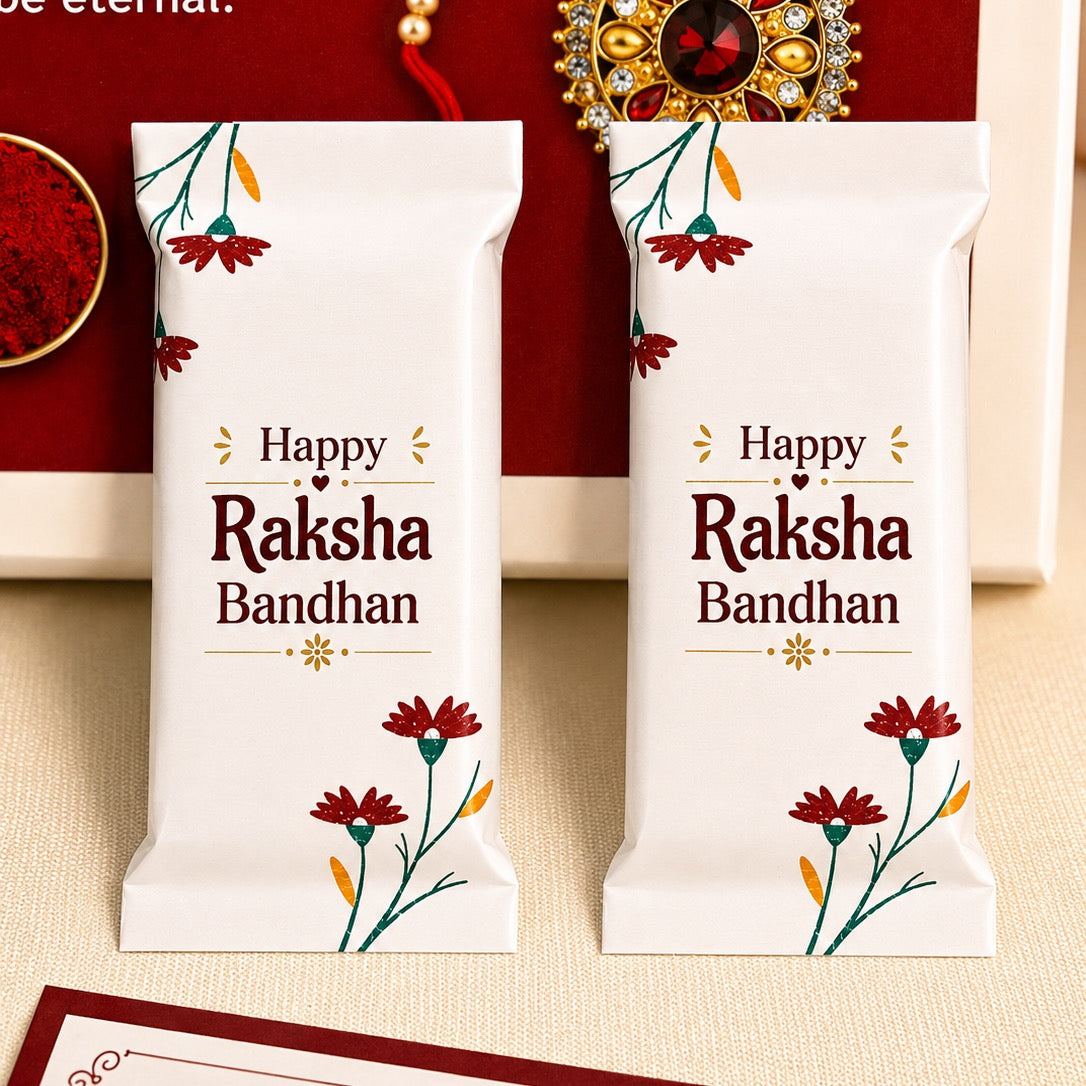 Custom Voice Photo Frame Rakhi Hamper