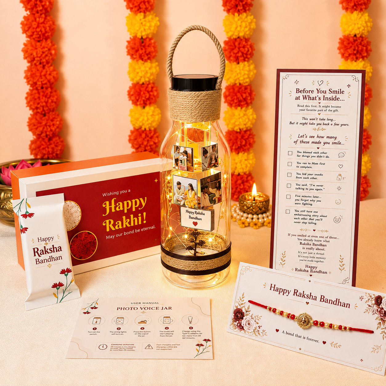 ❤️ Photo Voice Jar – Raksha Bandhan Special Edition